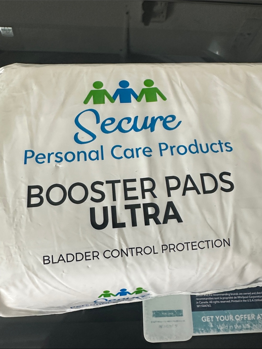 Secure Booster Pads Ultra Moderate Protection - White (20 Pack)